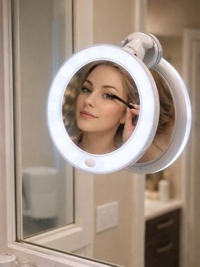 Flawless Detail, Every Time – 10× LED Magnifying Mirror 🪞